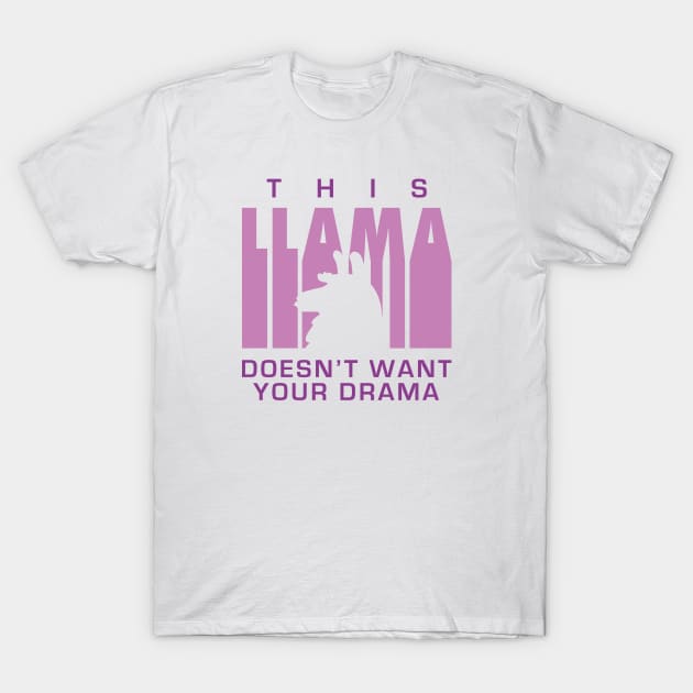 Llama Drama T-Shirt by LuckyFoxDesigns